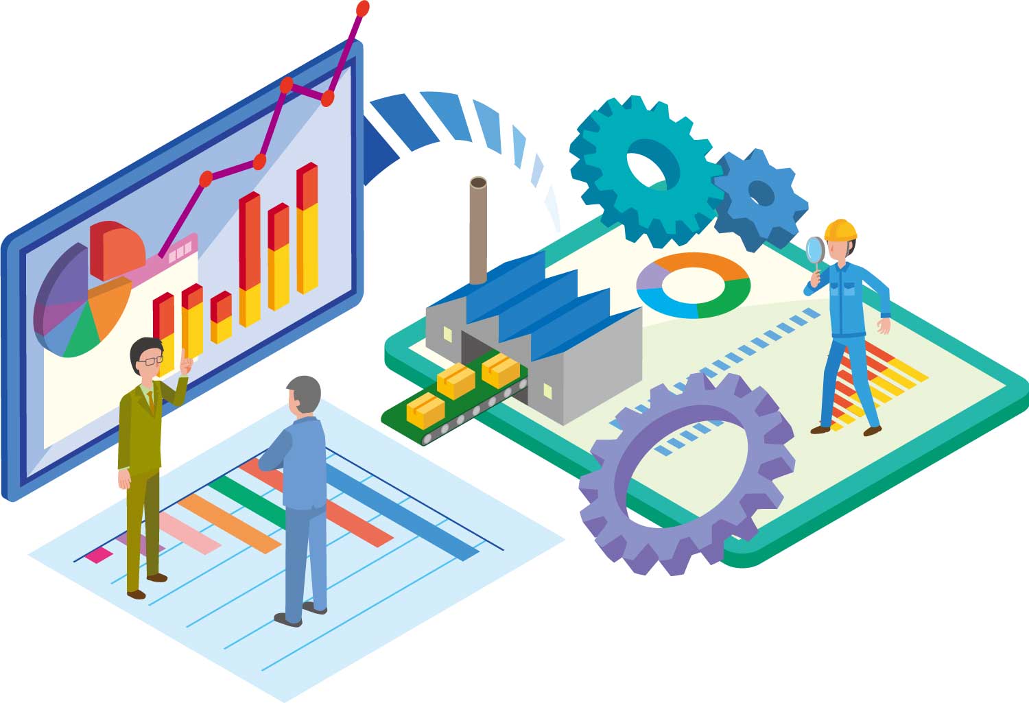 salesforceによる営業部とサービス部の連携